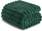 Exclusivo Mezcla Striped Fleece Throw Blanket - Image 8