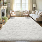 LOCHAS 5x8 Area Rugs Fluffy Living Room Carpets - Image 3