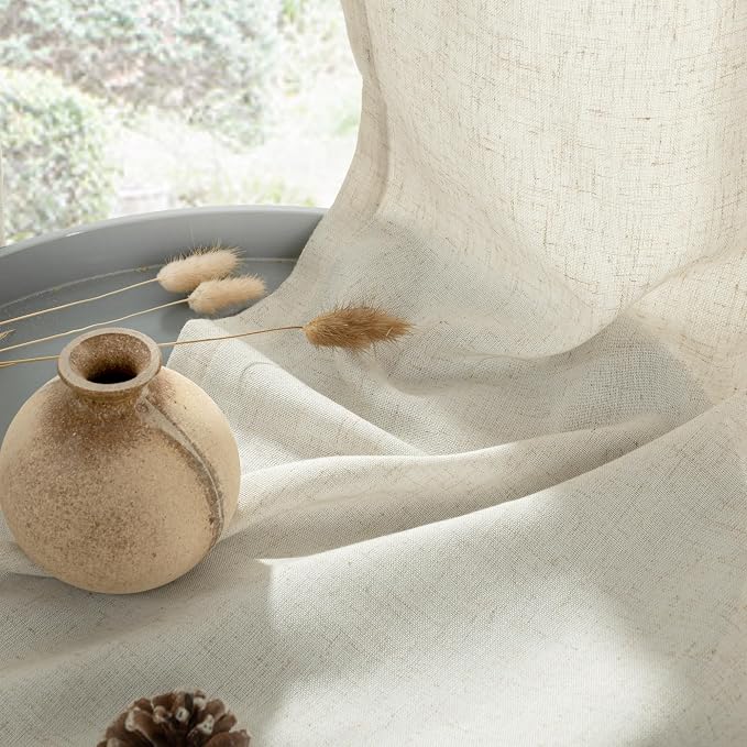 YoungsTex Linen Curtains 80 Inches Length - Image 9
