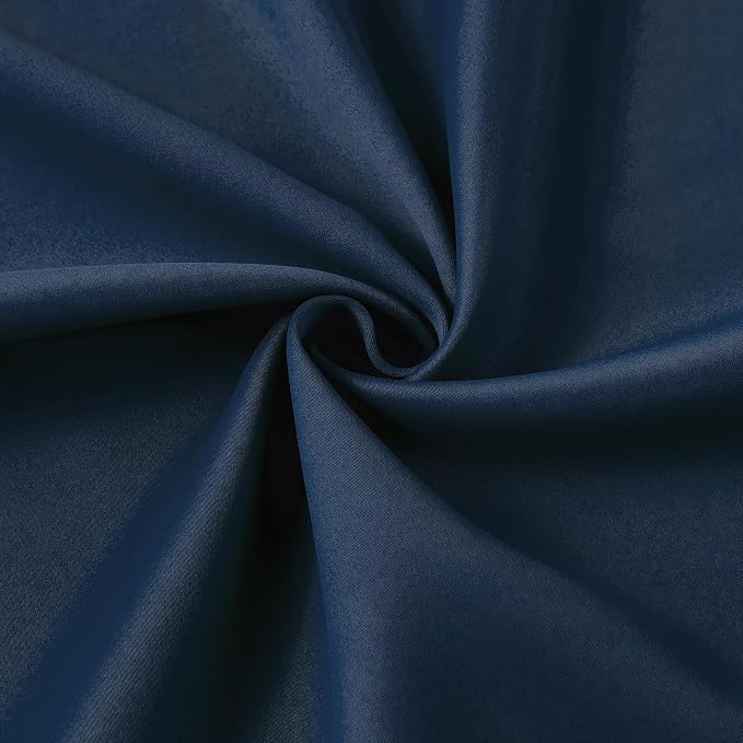 Navy Pleat Wide Width Drapes 80 x 96 inch Long 2 Panels - Image 7