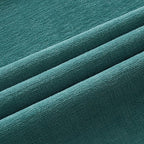 MIULEE Teal Chenille Couch Euro Throw Pillow Covers, 22x22 | Set of 2, Soft - Image 5