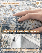 3x10 Runner Rug Non Slip Washable Hallway Runner, Front Porch, Laundry Room - Image 7