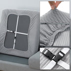 Fuloon Couch Cushion Slipcover, Super Stretch Individual Sofa Covers | 3 Pack - Image 4