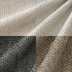 MIULEE Soft Decorative Chenille Pillow Covers Neutral 18x18 Pack of 4 | Mid - Image 2