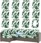 Waterproof Outdoor Cushion Covers, Stretch Patio Slipcovers | UV Resistant by hyha