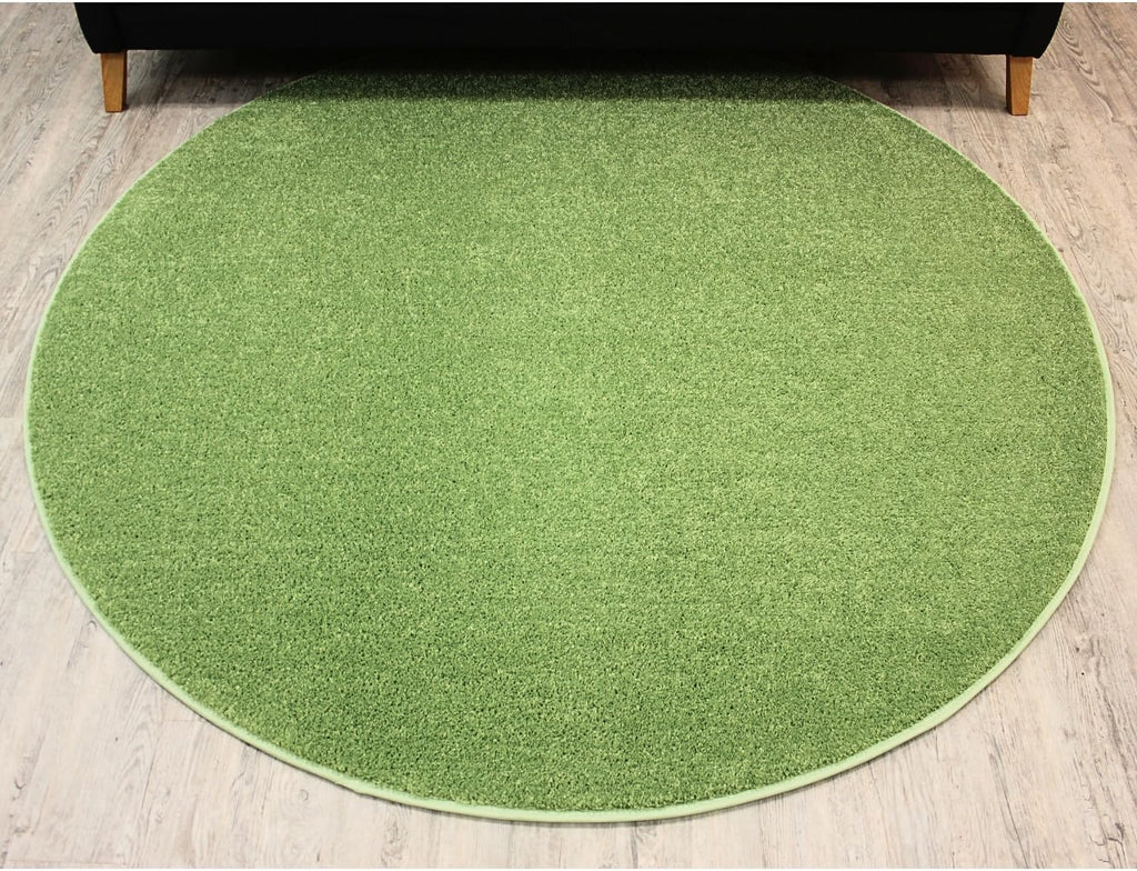 KOECKRITZ Soft and Colorful Kids Classroom Area Rugs (Passes Flammability Pill Test) Many Sizes and Bright Colors to Select from (4' Round, Lime)