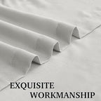 RYB HOME Farmhouse Boho Linen Sheer Curtains 90 inches Long - Image 5