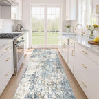 LOONGRUG Runner Rug 3x10 Washable Non-Slip Kitchen Neutral Modern Rug | by LOONGRUG