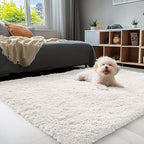 OLANLY 4x10 Area Rugs for Living Room Bedroom, Machine Washable Soft Fluffy - Image 3
