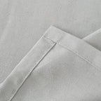 YoungsTex Grey Linen Semi Sheer Curtains 63 Inches Length - Image 9