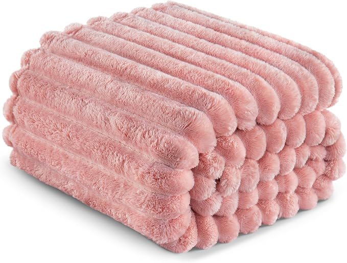 Exclusivo Mezcla Striped Queen Size Fleece Blanket - Image 8