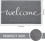 Door Mat, Welcome Mat Low Profile Floor Mat Front Doormat Indoor and Outdoor - Image 3