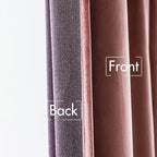 MIULEE Velvet Curtains 52x108 inches 2 Panels Dusty Rose Pink Curtains | Luxury - Image 6