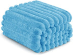 Exclusivo Mezcla Striped King Size Fleece Blanket - Image 6