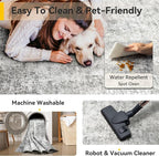 RELEANY Washable Square 8'x8' Area Rug - Image 3