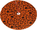 Christmas Tree Skirt,Halloween Pumpkin Xmas Tree Skirt Rustic Farmhouse Tree Skirt for Christmas Decor Xmas Holiday Home Party Decorations30