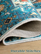 SERISSA 2'6"x14' Washable Non Slip Boho Runner Rug - Image 8