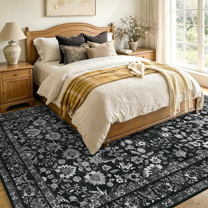 8x10 Ft Large Area Rugs for Living Room, Soft Non-Slip Machine Washable Rug - Image 4