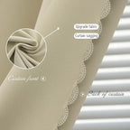Room Darkening Curtains with Adhesive Backing Tool Free Hanging Window Drapes - Image 6