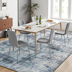 9x12 Area Rug for Living Room, Abstract Washable Non-Slip Large Rugs, Dining - Image 6
