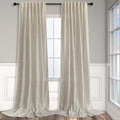 Pitalk Flax Linen Curtains 80 Inches Long by Pitalk