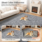 PLHXFR 6x9 Area Rugs Living Room: Fluffy Bedroom Rug Shag Carpet Grey | Upgrade - Image 7