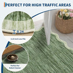 GarveeHome Scalloped Large 10x13 Rug - Image 5