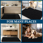OLANLY Dog Door Mat for Muddy Paws 40x24, Super Absorbent Chenille Mud Mat | - Image 8