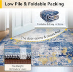 RELEANY Washable Runner 2'x10' Abstract Area Rug - Image 7