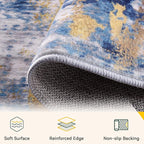 RELEANY Washable 3'x4' Abstract Area Rug - Image 4