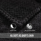 Exclusivo Mezcla Large Waffle Fleece Throw Blanket - Image 5