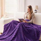 NEWCOSPLAY Fleece Clouds Cozy Queen Blanket - Image 3