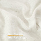 Natural Linen Curtains 72 inch Length - Image 2