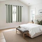 MIULEE Blackout Curtains for Bedroom 2 Panels 40 x 48 Inch Long Sage Green | - Image 6