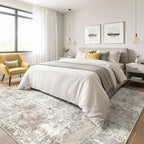 LOONGRUG 8x10 Area Rugs Washable Large Neutral Modern Living Room Rug | - Image 4