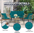 14Pcs Patio Cushion Covers, Outdoor Stretch Cushion Covers, Washable | Stretch - Image 3