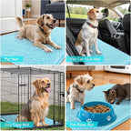 OLANLY Dog Door Mat for Muddy Paws 45x27, Super Absorbent Chenille Mud Mat | - Image 7