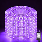 Purple Halloween Lights, 100FT 300 LED Rope Lights for Outside Waterproof with 8 Modes, Connectable Fairy String Lights for Indoor Patio, Trampoline, Garden, Pool, Holiday Decorations