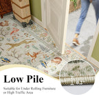 DUKINO 4x4 Square Area Rug, Washable Animal Rug - Image 7