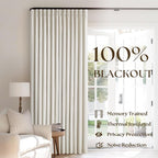 Pinch Pleated Linen Blackout 96 Inch Curtains - Image 3