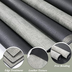 SUEH DESIGN Leather Placemats Set of 6 Reversible Table Mats Heat Resistant Waterproof No-Slip Place Mats for Dining Table Kitchen Parties
