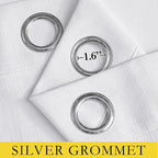 NICETOWN 100% Absolutely Blackout Linen Curtains - Image 6