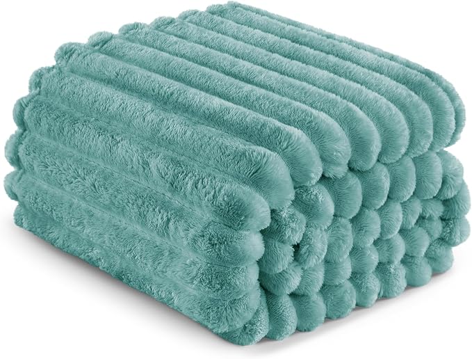 Exclusivo Mezcla Striped King Size Fleece Blanket - Image 8