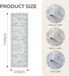 4x12 Runner Rug Non Slip, Washable Hallway Runner Rug, Nursery Room, Soft - Image 2