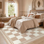 cotiled 6x9 Area Rugs for Living Room: Boho Washable Rug for Dining Room | - Image 6