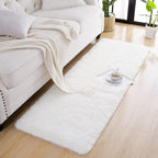 Chicrug Soft Runner Rug for Bedroom Living Room Plush Fluffy Rugs 2x6 | Shag - Image 4