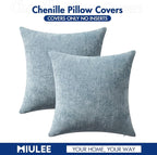 MIULEE Decorative Couch Throw Pillow Covers 22x22 Inch Coastal Blue 2 Pack | - Image 7