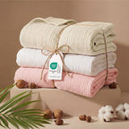 Bedsure 100% Cotton Muslin Throw Blanket Twin XL - Image 5