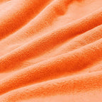 BEDELITE Orange Throw Blanket for Couch & Bed, Luxury Plush Cozy Fleece Blanket - Image 3