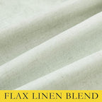 NICETOWN Sage Green Linen Blackout Curtains - Image 8